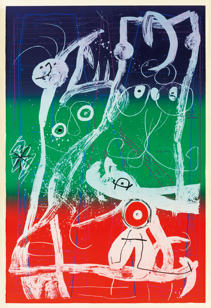  胡安·米罗 Joan Miró ——谵妄的时装设计师的蓝色，红色，绿色